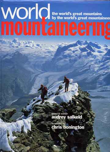 
Matterhorn summit ridge with Monte Rosa beyond - World Mountaineering: The World's Great Mountains by the World's Great Mountaineers book cover 
